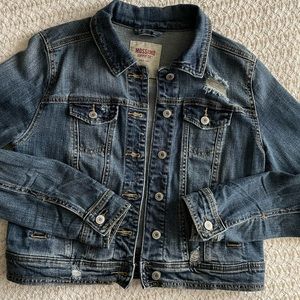 Mossimo Distressed Jean Jacket